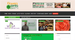 Desktop Screenshot of flowersandcents.com
